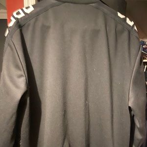 PRPS Jacket, black, writing on sleeves